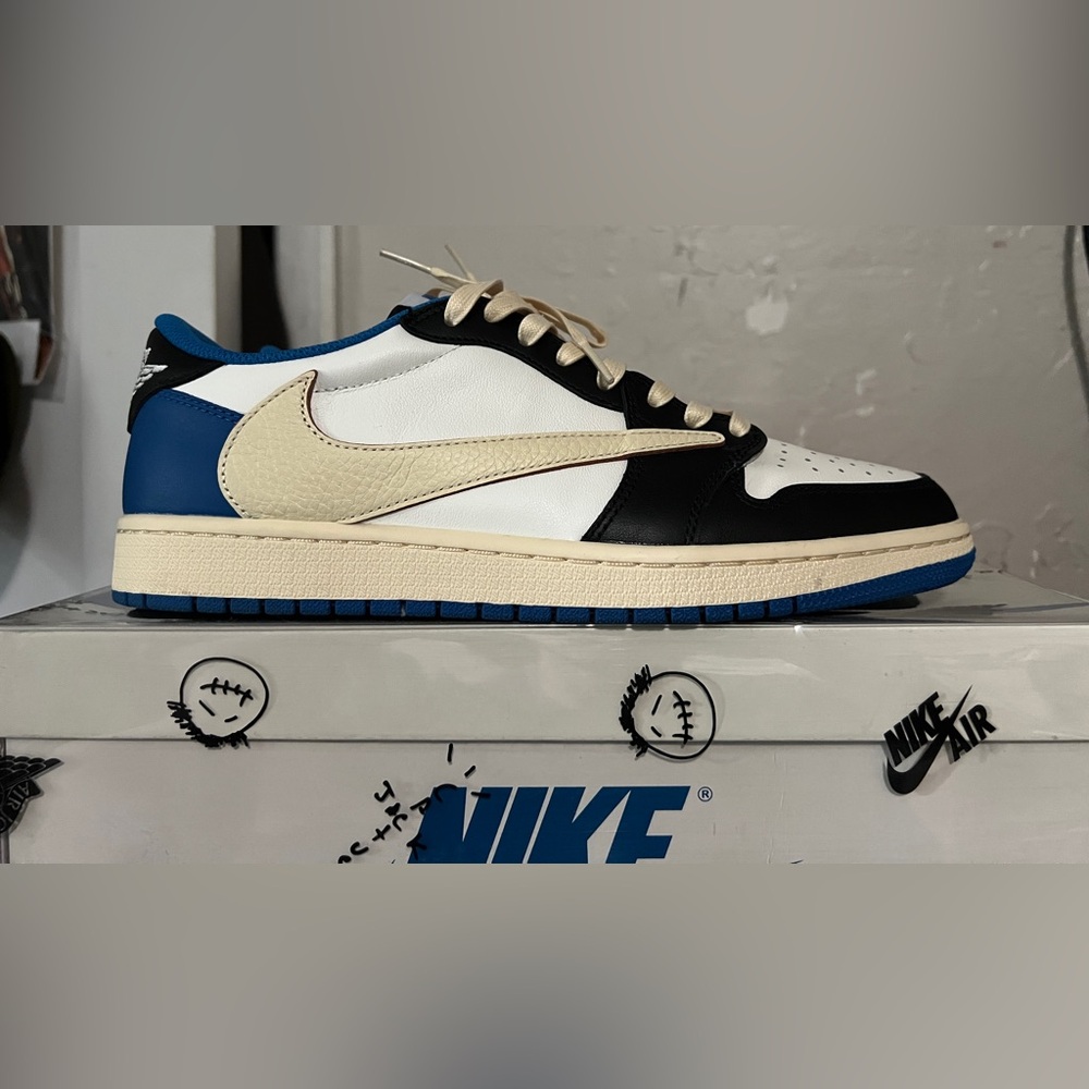 Nike Jordan 1 low Travis Scott x Fragment size 10 used